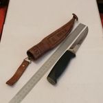 FINN VADÁSZKÉS BŐR TOKBAN fotó