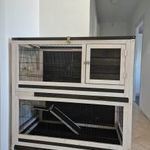 Kétszintes nyúl/tengerimalac ketrec fotó