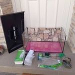 54 literes használt Aquael Led akvárium szett. Szuper állapotban. fotó