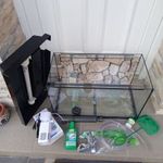 63 literes használt Juwel akvárium szett. Sok felszereléssel. fotó