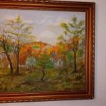 Iványi Grünwald Béla, Ősz Nagybányán, szép régi festmény, 1 forintról, minimálár nélkül fotó