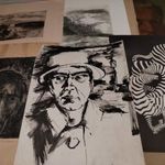 Kondor Béla, Aknay J., Aba-Novák, Iván Szilárd, Vasarely, Almásy A. - gyűjtői mappa-1ft! Nmá! fotó