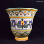 GORKA GÉZA ... VIRÁG MINTÁS KERÁMIA KASPÓ ! fotó