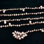 RÓZSASZÍN !!! TENYÉSZTETT GYÖNGYSOR NYAKÉK ... NAGYON HOSSZÚ : 138 CM !!! X fotó