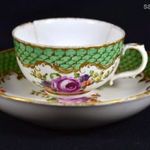 1820 KÖRÜL ! ANTIK VALÓDI ALTWIEN PORCELÁN KÁVÉSCSÉSZE ! fotó