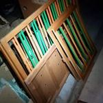 Retro kiságy kisgyereknek járóka fotó