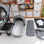 HAUCK EAGLE 4S DUOSET MULTIFUNKCIÓS BABAKOCSI MÓZESKOSÁRRAL +LÁBZSÁK +VÉDŐHÁLÓ +NAPVÉDŐ +MATRACHUZAT fotó