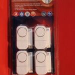 Új, bontatlan, ablakra szerelhető mini riasztó, 4 db-os csomag fotó