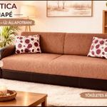 Kanapé ággyá nyitható – újszerű állapot, nincs kiülve fotó