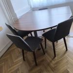 Tárgyaló- íróasztal fém lábakon fotó