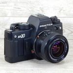 Praktica BX20 retro fényképezőgép - Pentacon Prakticar 28mm 1: 2.8 objektív fotó