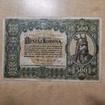 1920-as Ritka 500 koronás, gyönyörű, 1 FORINTRÓL! fotó