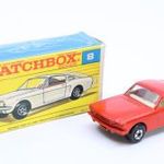 Matchbox Superfast #8 Ford Mustang Fastback - ritka PIROS színben! fotó