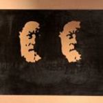 Gyémánt László modern portrékompozíció, szignált. fotó