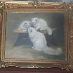 Mesterházy cicás festmény fotó