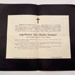 Horthy Istvánné, vitéz nagybányai szül. borsodi és katymári Latinovics Margit halotti értesítője fotó