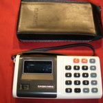 Retro Casio számológép fotó