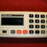 Retro Casio számológép fotó