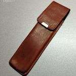 Eredeti bőr toll, írószer tartó.. fotó