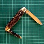 Hapo bicska, kés agancs markolattal fotó