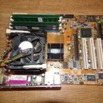ASUS P4P800-X + P4-3000 CPU + Rézmagos hűtő + 1GB DDR ram fotó