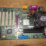 Epox EP-8K9AI Socket 462 alaplap + Athlon XP 2400+ processzor + hűtő fotó