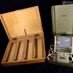 1950 körül " ALDIS " DIANÉZEGETŐ ÉS DIAFILM TÁROLÓ DOBOZ X fotó