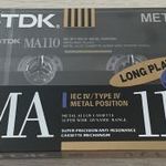 TDK MA 110 1990 TYPE IV. METAL BONTATLAN AUDIOKAZETTA 1 FT NMÁ! fotó