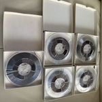 5 magnószalag 13 cm-es orsókon, Radio France, Radio Hrvatski fotó