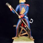 1805 ÁGYÚ TÜZÉR KATONA ... GOEBEL HIBÁTLAN PORCELÁN SZOBOR X fotó