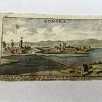 1683 Komárom város és a vár korabeli rézmetszetű ábrázolása - készítője : Jacob Sandart fotó