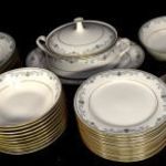 10 SZEMÉLYRE JAPÁN MÁRKÁS NORITAKE PORCELÁN ÉTKÉSZLET X fotó