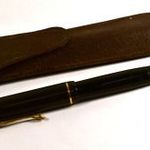 BRILLANT OSMIA 14 KARÁTOS ARANY HEGGYEL RITKA BAKELIT HÁZAS TÖLTŐTOLL !!! fotó