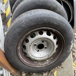 Peugeot / Citroen lemezfelni, acélfelni acél keréktárcsa 4 db gumival NMÁ fotó