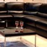 Valódi bőr sarokkanapé fotó