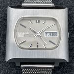 ! 1972 július retro TV tokos SEIKO homokszürke acél automata day date SEIKO 6119-5401 karóra ! NMÁ fotó