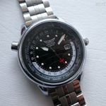 Gyönyörű elegáns ritka dátumos AVIATOR World Time Q. a 90-es évekből! fotó