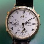 SEIKO FÉRFI KARÓRA QUARTZ SZERKEZETTEL MODERN CHRONOGRAPH ÉBRESZTŐS fotó