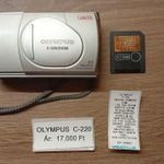 Olympus C-220 digitális retro ényképezőgép, működő! fotó