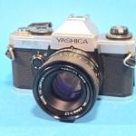 Yashica fx-d quartz fényképezőgép ml 1.7 50mm kicsi hibás fotó