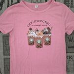 Gyönyörű hibátlan Shein nyári rózsaszín felső 146 - 152 cm 10 - 12 év - es méretben fotó