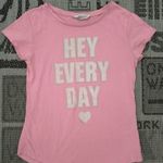 Gyönyörű hibátlan H&M nyári rózsaszín felső 146 - 152 cm 10 - 12 év - es méretben fotó