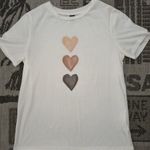 Gyönyörű hibátlan Shein szivecskés felső 170 cm 14 - 16 év - es méretben fotó