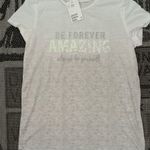 Gyönyörű hibátlan H&M nyári feliratos felső 158 - 164 cm 12 - 14 év - es méretben ÚJ fotó