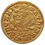 I. Mátyás aranyforint n-hattyú AK: 45/8 C.II.: 208A H.: 680 ÉH: 540/n P.: K15-9 (Au) 3, 52 g EF+ fotó