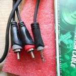 Roxtone RAYC150L1 3, 5mm jack/2xRCA 1m. 6db csatlakozó egyben. KIÁRUSÍTÁS!!! fotó
