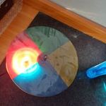 retró diszkólámpa fénytechnika (használt) fotó