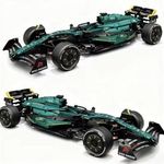 Lepin Technic 42206 42207 42171 42141 Aston Martin Aramco AMR25 1: 8 F1 autó 1912db lego mágnes ÚJ! fotó