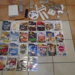 NINTENDO Wii JÁTÉKGÉP TARTOZÉKOKKAL+ 25 DB JÁTÉK!!!!!!!!!!! fotó