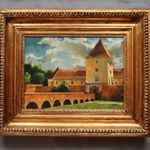 Nádasdy-Vár Olaj festmény fotó